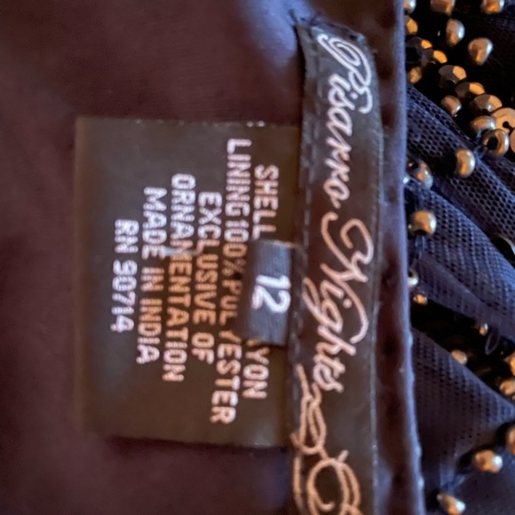 Gorgeous Navy Beaded Cocktail Dress. Excellent condition. Worn once. SZ12 - Picture 4 of 5